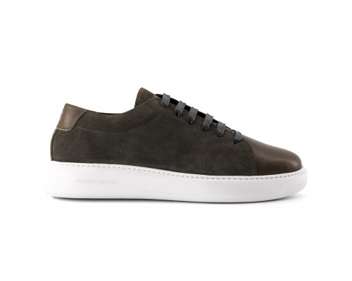 EDITION 3L SUEDE AND LEATHER KAKI